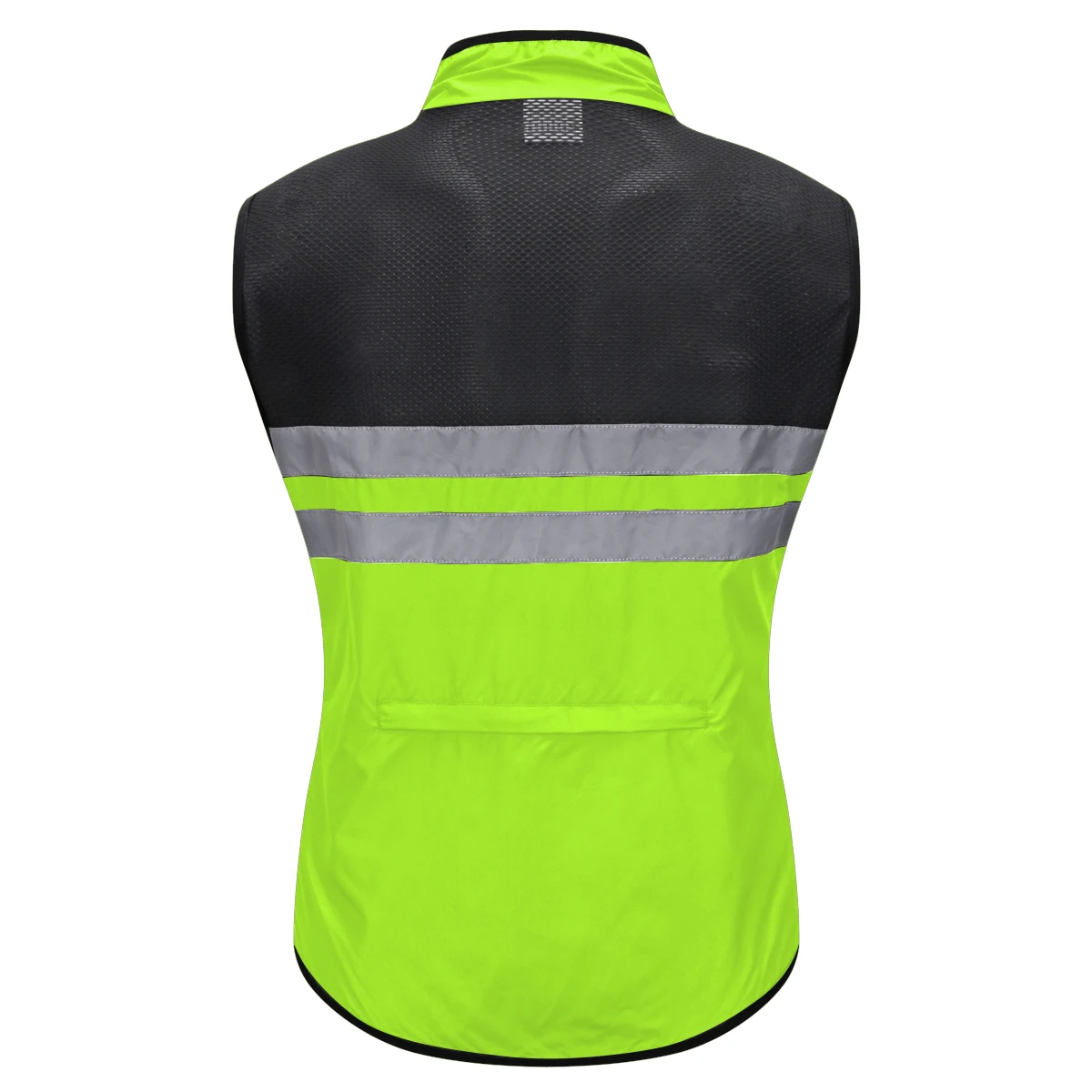 WOSAWE High Visibility Jacket Water Resistance Cycling Running Waistcoat Night Riding Safety Warning Vest MTB Cycling Clothes