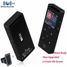 Новое обновление Bluetooth MP3-плеер 8 Гб металлический музыкальный плеер без потерь сенсорный экран с FM, запись, электронная книга Поддержка TF карты до 64 ГБ