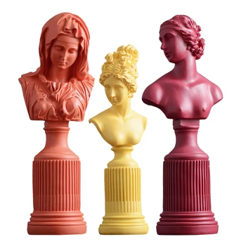 

37-45CM Venus Goddess Blessed Virgin Mary Head Portraits Statue Resin Art&Craft Home Decoration Accessories R118