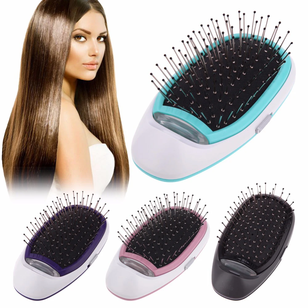 

Ionic Hair brush Electric Hairbrush Electric Negative Ions Hair Brush Comb Professional Hair Modeling Styling Magic Hairbrush