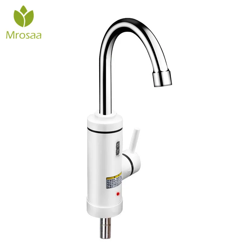 

3000W Instant Tankless Electric Hot Water Heater Kitchen Instant Heating Tap High Quality Fast Electric Faucet with LED AU Plug