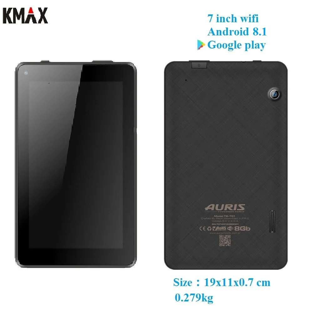 

KMAX 7 inch wifi android 7.1 Tablet Pc Quad Core IPS 8GB Googlepay 32GB TF Card bluetooth Cheap keyboard case kids
