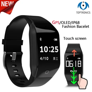 

Band 2 Pro IP68 Waterproof GPS Smart Band PMOLED Screen Heart Rate Monitor Wristband Sleep Monitor Weath Dial For Men Women GIFT
