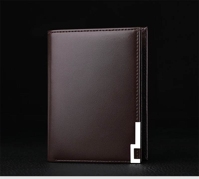 Williampolo Элитный бренд кошелек Для мужчин из натуральной кожи кошелек короткие мужской клатч кожаный бумажник держателей карт карман на