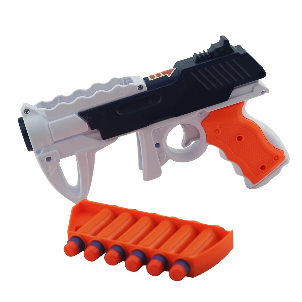 Пистолет Мягкий ручной 6 шт. подходит для Nerf игрушечный пистолет дальнего