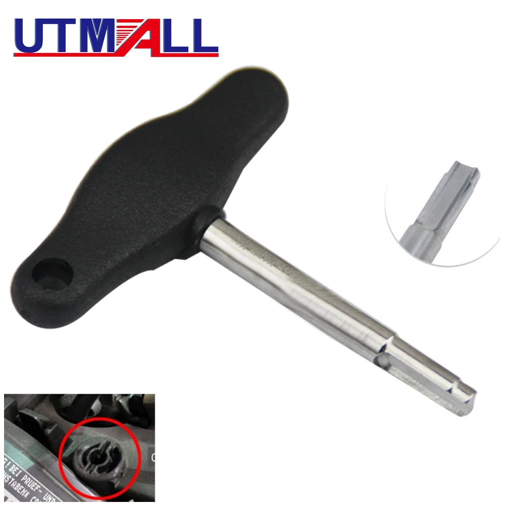 VAG Plastic Oil Drain Plug Screw Removal Installer Wrench Assembly Tool Wrench Tool OEM T10549