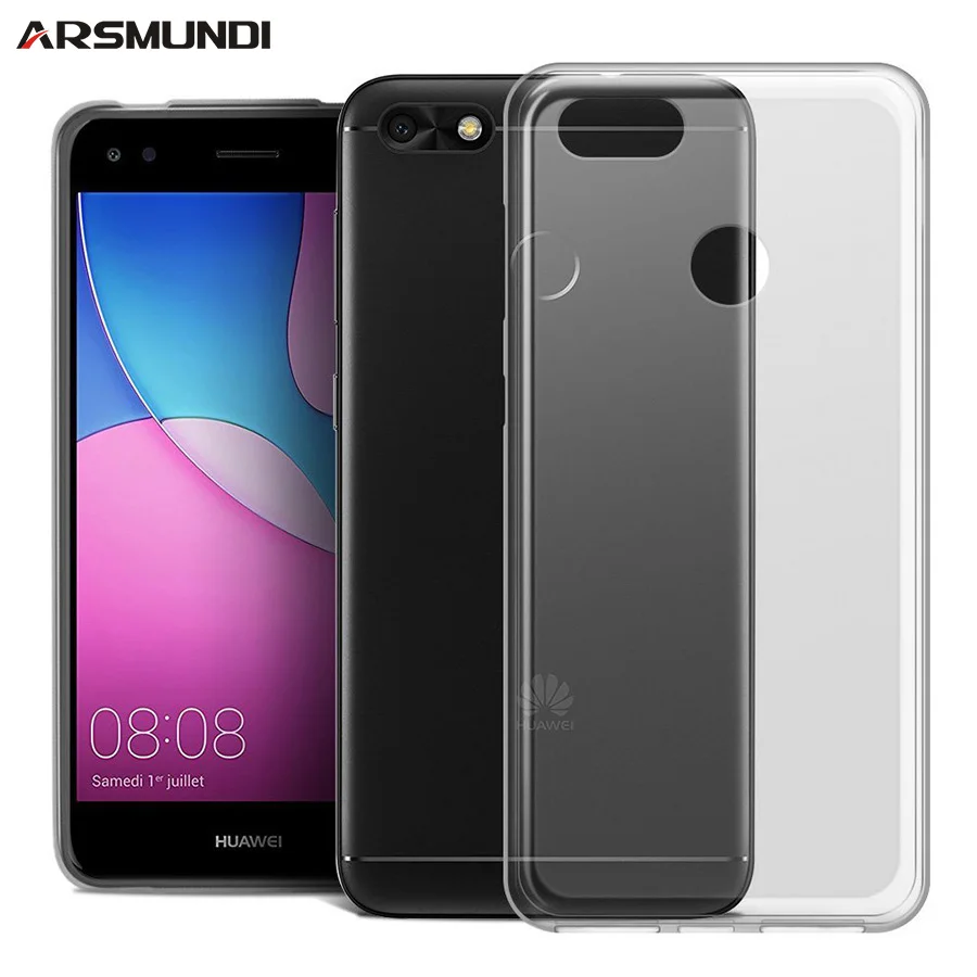 

For Huawei P9 Lite mini Luxury Soft TPU Case For Huawei Nova Lite 2017 Phone Transparent Back cover for Huawei Y6 Pro 2017 Case