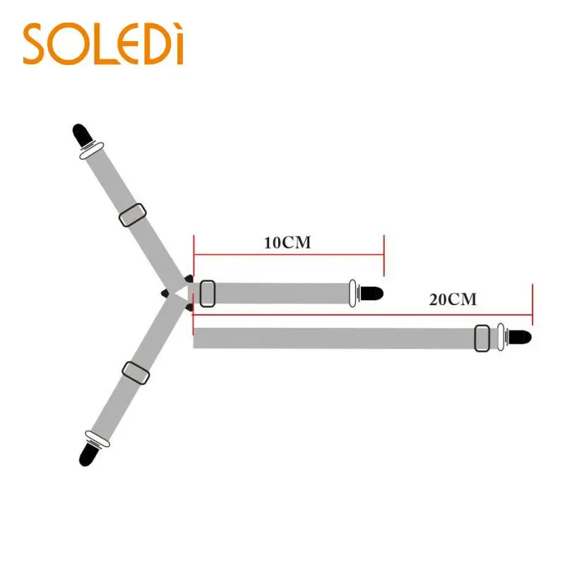 Зажимы слинг ткань мебель эластичный ремешок скольжения на листы держатель с креплением ремень металлический зажим для листов крепления зажимы для матраца