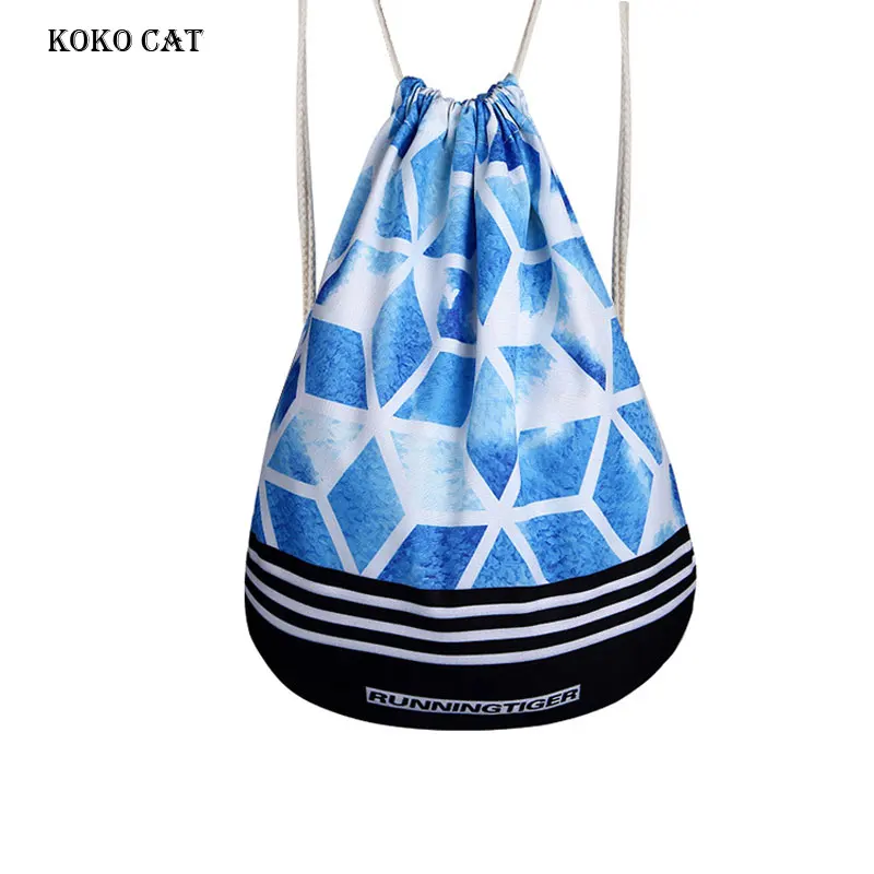 

Fashion Ladies Drawstring backpack Galaxy Star Universe Space Printed Women Makeup Organizated bags shopping daypack Feminina