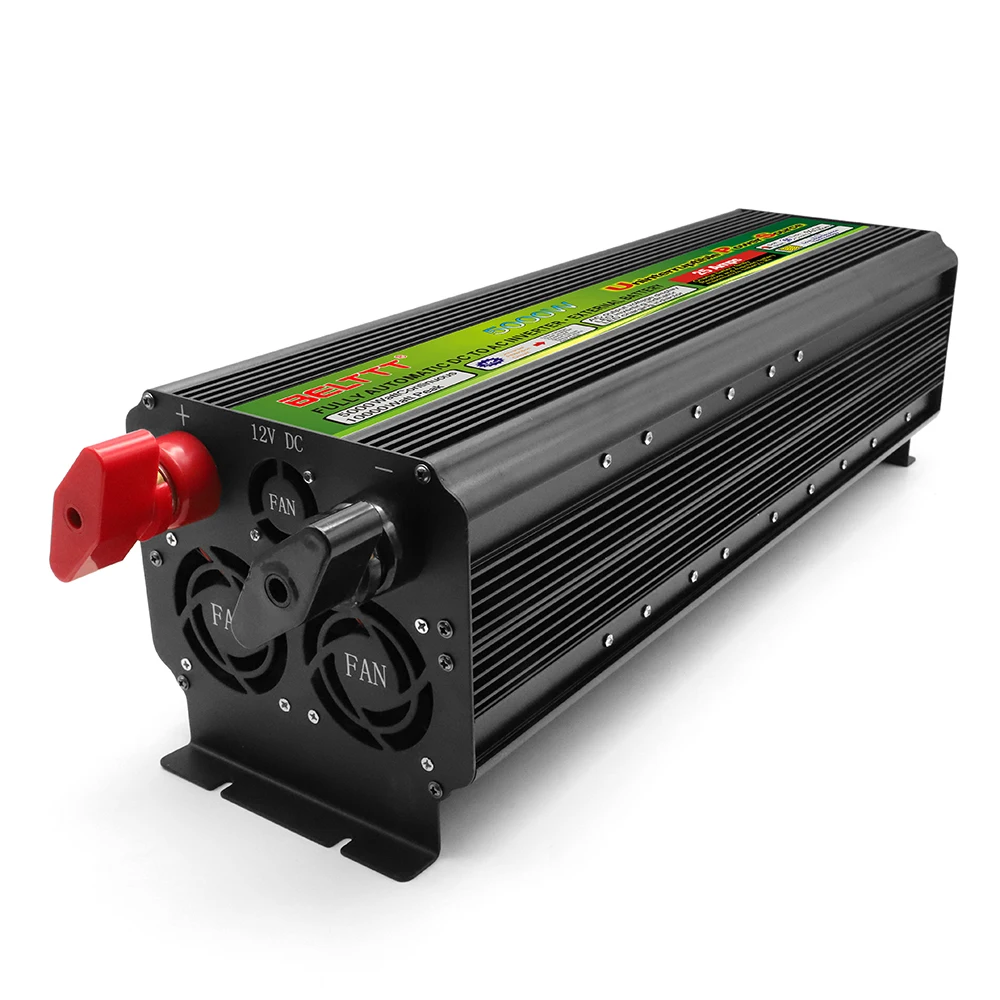 US $216.06 BELTTT solar power inverter 5000W UPS power inverter inductive load DC12V to AC220V