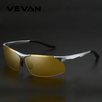 

VEVAN Aluminum Magnesium Polarized Sunglasses Men UV400 Goggle Vintage Sun Glasses Male Driving gafas de sol hombre oculos