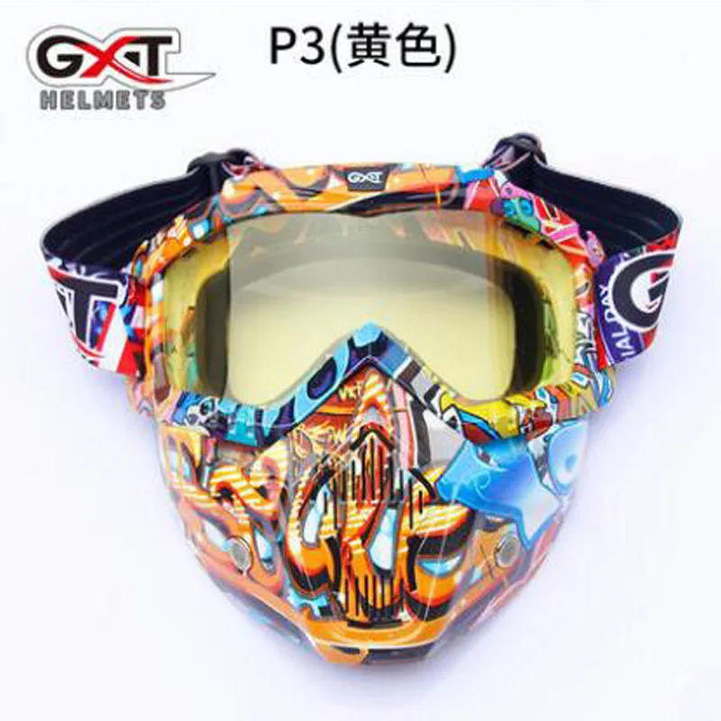 GXT беговые очки ветрозащитные песочные очки для верховой езды Ретро популярная Ветрозащитная маска для глаз мотоциклетный шлем маска очки - Цвет: 6