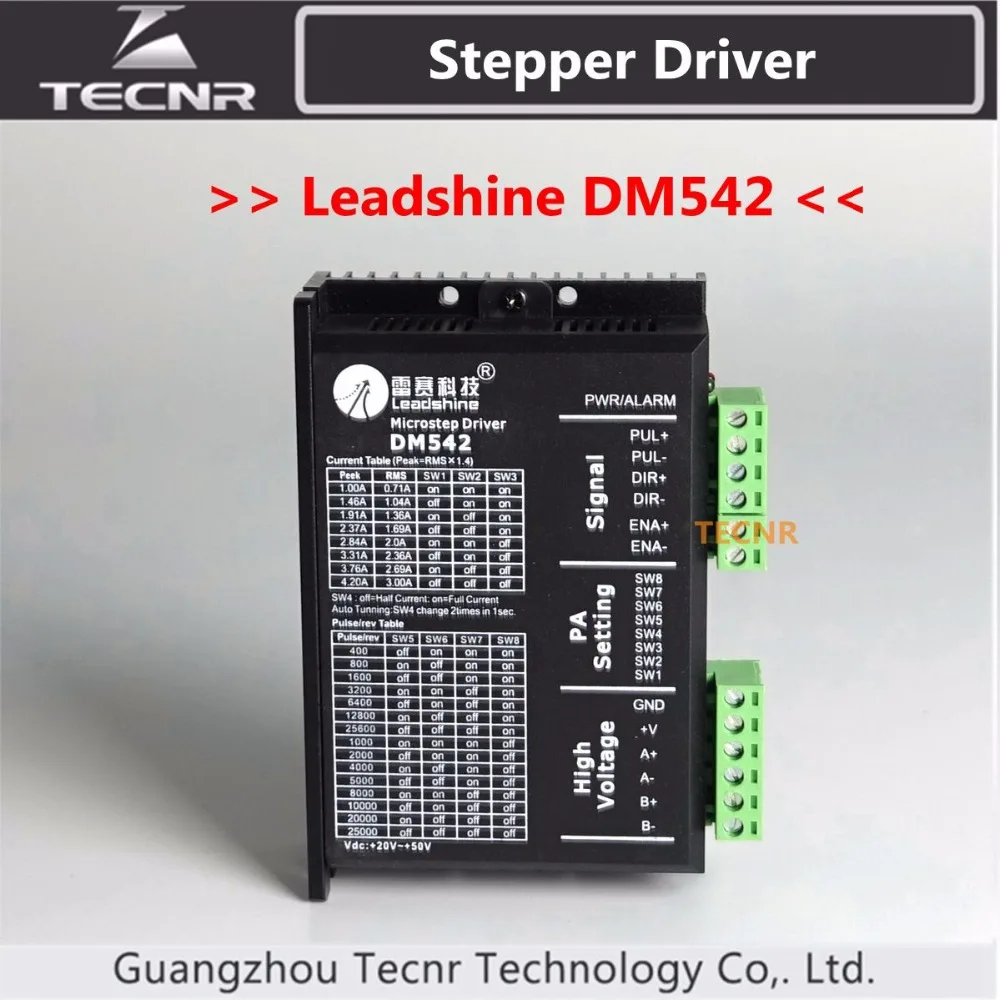 Драйвер шагового двигателя Leadshine DM542 для 57 мм выход 24-50 В постоянного тока от 1 0 А