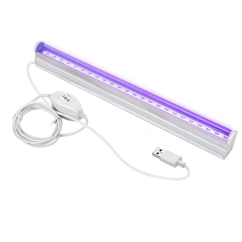 

Newest UV LED Blacklight 6W 30cm USB Portable Ultraviolet UV Lamp Lights Tube DC5V Fixtures Lamp for Bar Party Club DJ UV Art