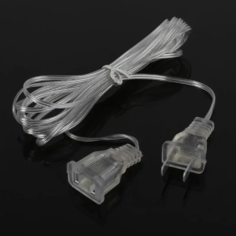 3m Power Extension Cable Plug Extender Wire For LED String Christmas Lights