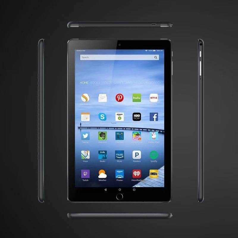 Планшет KOSLAM на Android с 10 дюймовым дисплеем четырёхъядерным процессором MT6580 ОЗУ 1 ГБ