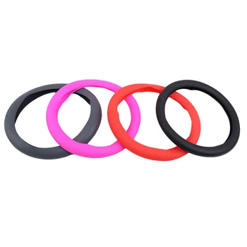 

Silicone Car Steering Wheel Cover Textured Soft Silicone Steering Wheel Cover Skin Multi-Color Universal Car Accessories