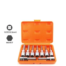 Высокое качество 1/2 удлиненный с внутренним шестигранником гаечный ключ шесть Изогнутый наконечник Летающий Быстрый трещотка внешняя партия