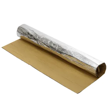 

100cm x 100cm x 0.5cm Car Interior Sound Heat Insulation Cotton Hood Turbo Exhaust Muffler Insulation Heat Shield Mat Hood