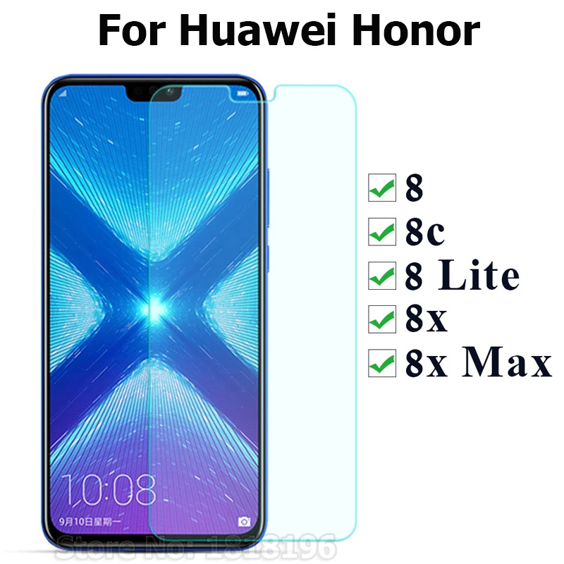 Стекло для Honor 8c 8lite 8x Max закаленное стекло Huawei 8 C X C8 X8 Lite 8xmax пленка защиты экрана
