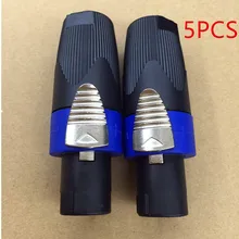 5 шт./лот тип NL4FX Speakon 4 полюс штекер коннекторы для аудио колонок