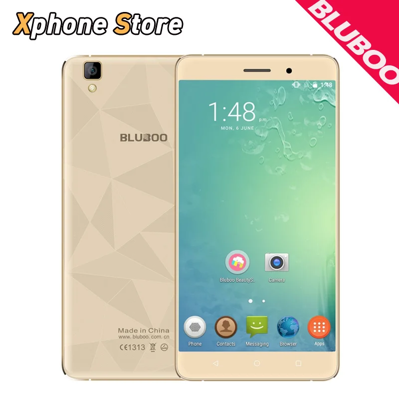 Original BLUBOO Maya 5 5 inch Android 6 0 16GB ROM 2GB RAM MTK6580A Quad Core