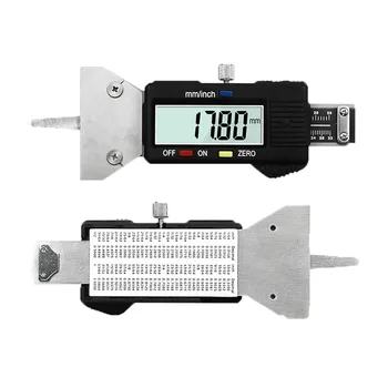 

1 PCS LCD 0-25mm Digital Depth Measuring Tool Tyre Tread Gauge For Car Electronic Digital Depth Gauge Caliper Tread Depth Gauge