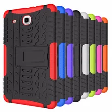 Tab e 9.6 SM-T560 SM-T561 híbrido armadura kickstand tpu + pc caso de volta para samsung galaxy tab e 9.6 t560 t561 tablet capa