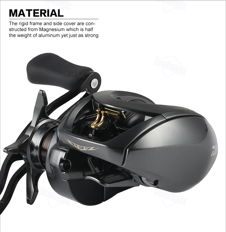 DAIWA STEEZ CT SV TW 700H 700HL Рыболовная катушка для baitcasing 6,3: 1 передач 4,5 кг Максимальное сопротивление TWS G1 Колесо Катушки рыболовные снасти