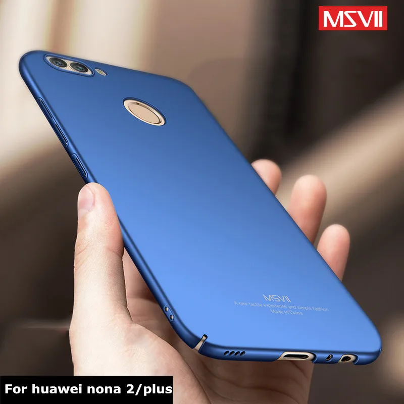 Брендовый Роскошный чехол msvii для Huawei Nova 2 huawei nova plus тонкий жесткий силиконовый