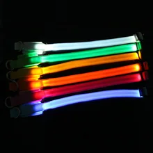 NEW Small Scale Safety font b Pet b font Dog Collar 18 28cm LED Nylon Collar