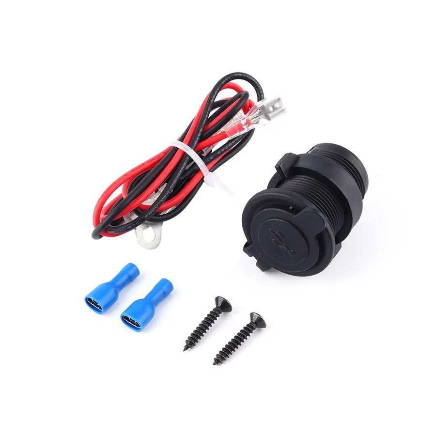 Univesal 12V Car Cigarette Lighter Socket Dual USB Charger Power