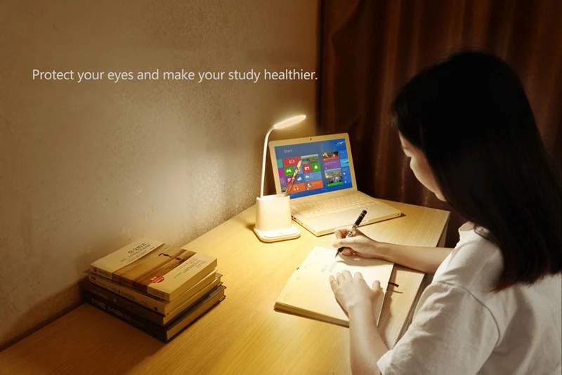 LED Eye Protection Table Lamp  USB Rechargeable Light for Children Kids Reading Study Bedroom Light Touch Dimming Desk Lamp (5)