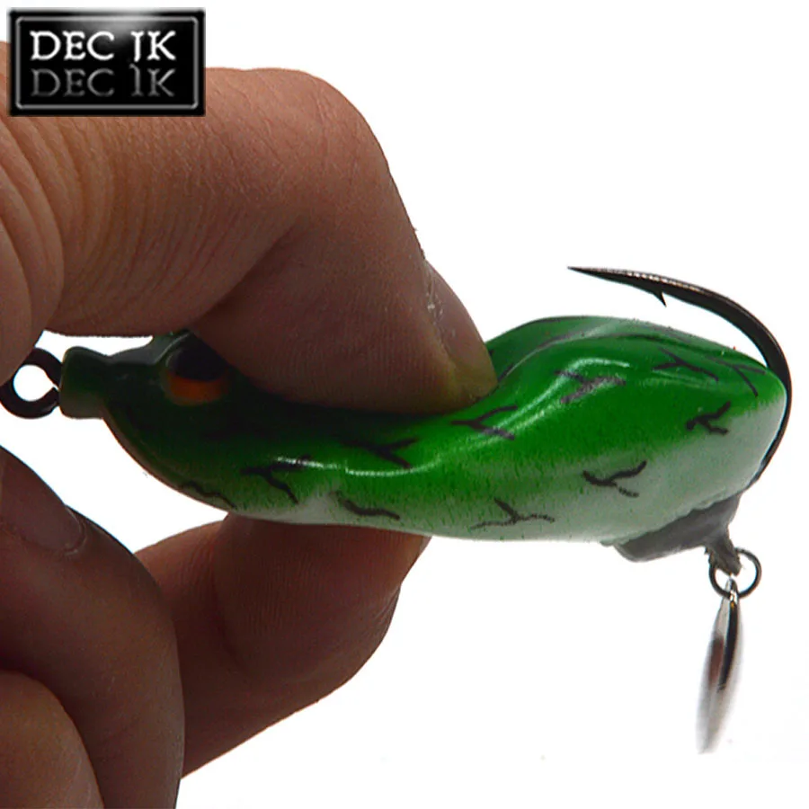 Topwater Artificial Lures For Fishing Peche Carp Trout In River Soft Snakehead Hollow Frog Lure Swimbait 15g Fake Fishing Baits (6)