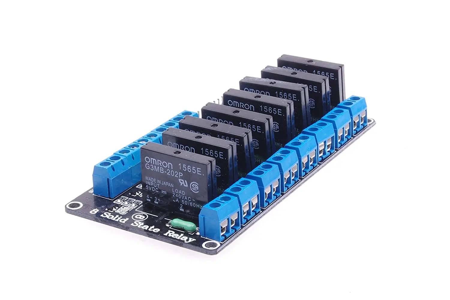 

Low Level trigger 8-channel 5v Solid State Relay Module Board SSR