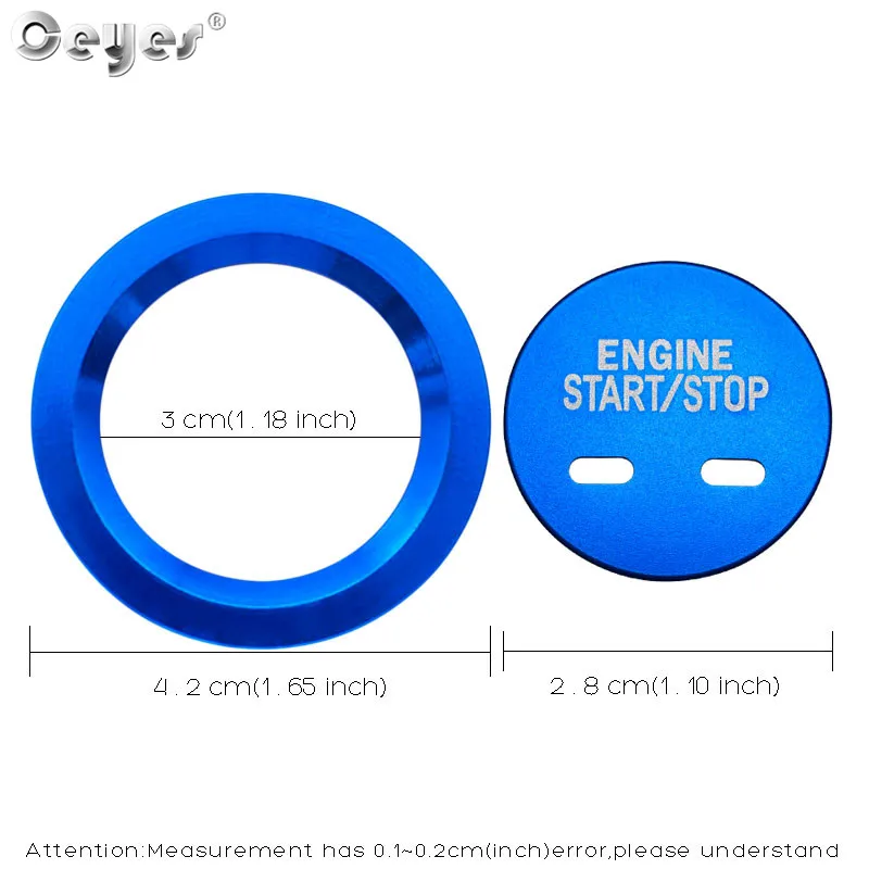 Start Engine Button Ring for CADILLAC (22)