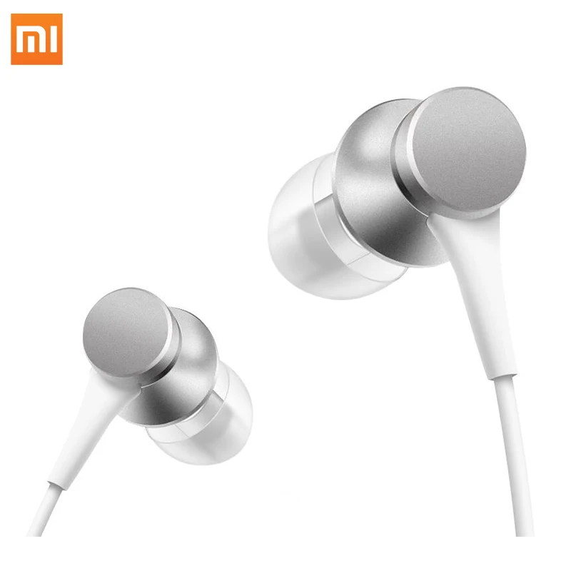 Original Xiaomi Earphones Piston Fresh 3 with Microphone Mic Handsfree Wire Control Xiomi In ear