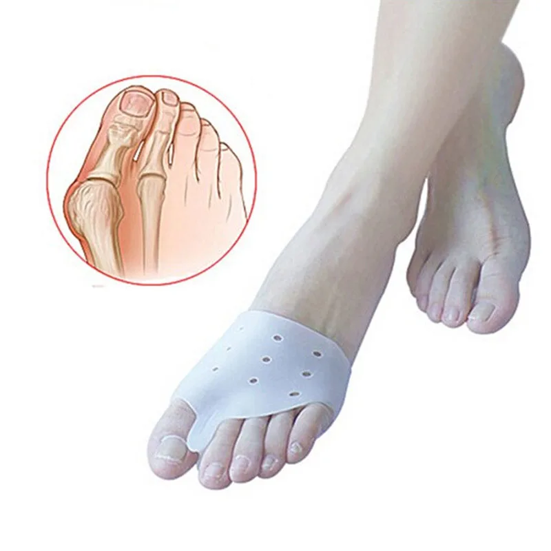 1pair=2pcs Hallux valgus Orthotics,Silicone Toes Separator The big Toe Bunion Corrector,Foot