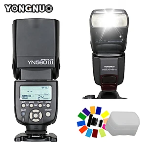 Yongnuo YN560III универсальная вспышка Speedlite YN-560III YN560 III беспроводной фонарик для камер Canon Nikon Pentax Olympus sony - Цвет: Красный