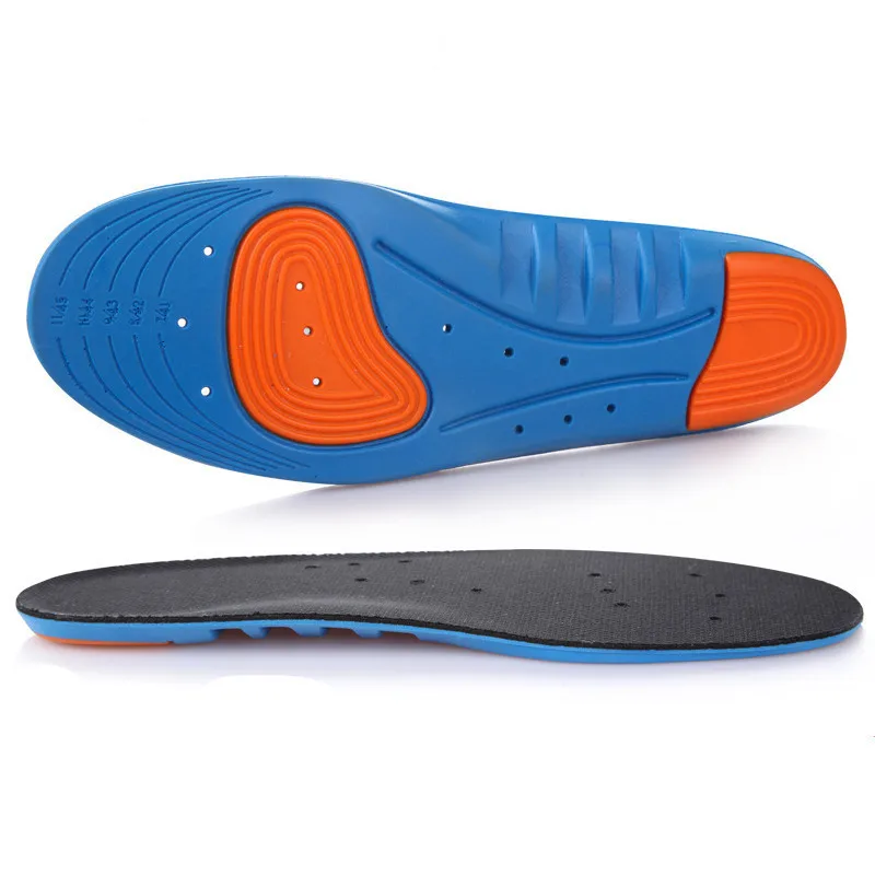 Silicone Damping Sports Insoles Breathable Absorb Sweat Mountaineer