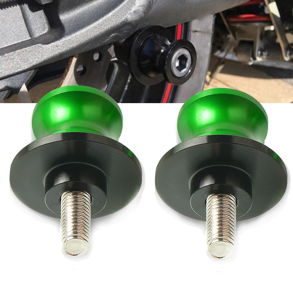 

10MM Motorcycle Accessories Swingarm Sliders Spools Slider Rear Swingarm Stand For Kawasaki Z750 Z 750 2007-2012 2009 2010 Z750S