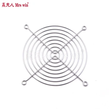 

5pcs/Lot Hot sale PC DC Fan 120mm 12cm Silver Tone CPU Grill Protector Metal Finger Guard