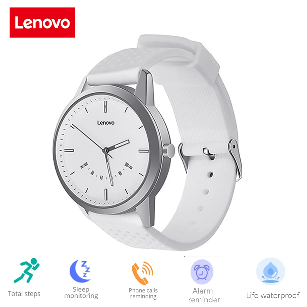 Goede Lenovo Horloge 9 Smart Horloge Fitness ip67 Waterdichte Intelligente uitlijning tijd beweging stap gauge Telefoontjes Herinneren Chinese