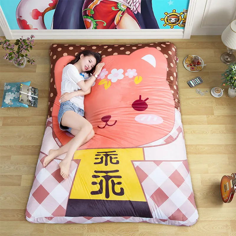 

Cartoon mattress Polyester material size of 80*150cm,115*210cm,140*215cm Suitable for children