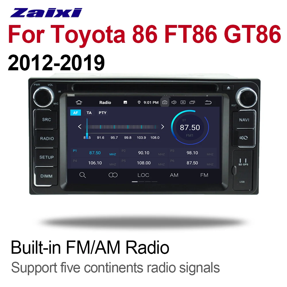 Perfect ZaiXi For Toyota 86 FT86 GT86 2012~2019 2 DIN Car Android 9 GPS Naviation Multimedia system Bluetooth Radio Amplifier WIFI HD 4 Perfect ZaiXi For Toyota 86 FT86 GT86 2012~2019 2 DIN Car Android 9 GPS Naviation Multimedia system Bluetooth Radio Amplifier WIFI HD 4
