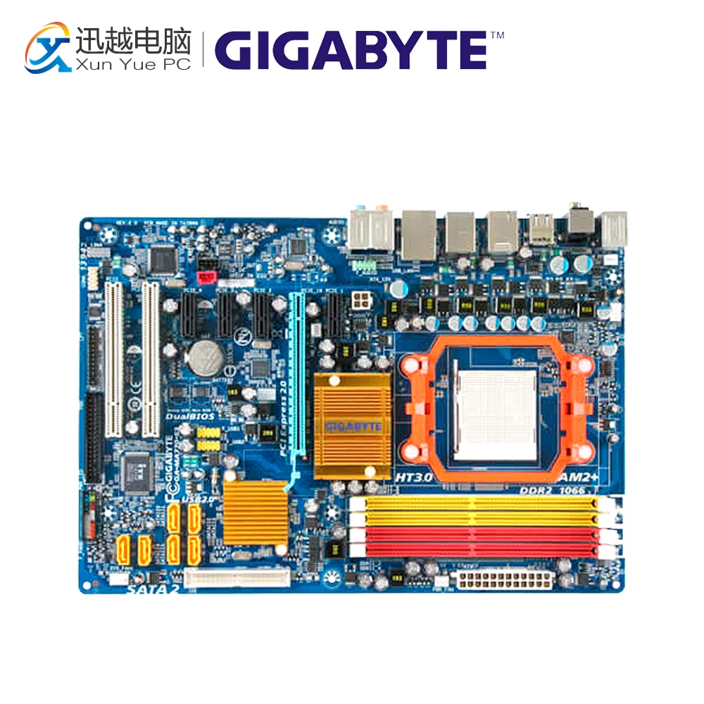 

Gigabyte GA-MA770-S3 Desktop Motherboard 770 Socket AM2+ DDR2 SATA2 USB2.0 ATX