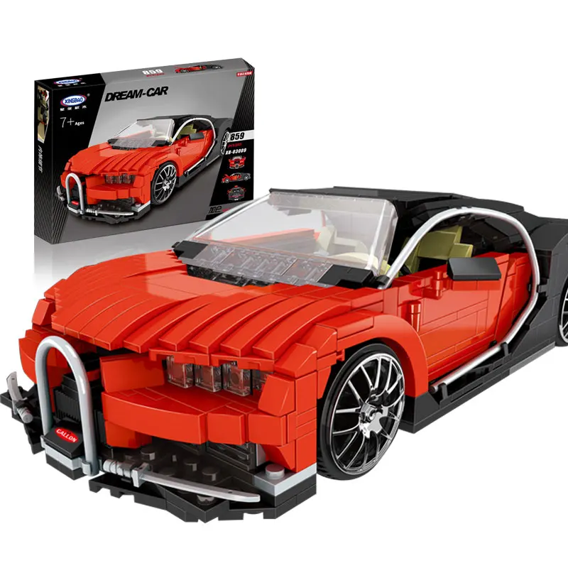 

IN STOCK XingBao 03009 Block 859Pcs Creative MOC Technic Series The Gallon Supercar Set Building Blocks Bricks Toys Model
