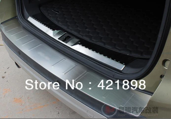 Для Ford Kuga Escape 2013 нержавеющая сталь внутри+ снаружи задний бампер подоконник протектор отделка 2 шт