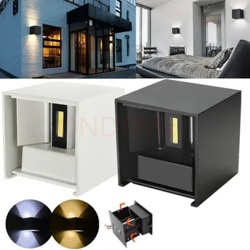 

Dimmable 12W Outdoor LED Wall Lamp Waterproof LED Source Adjustable Up and Down Lighting LED Wall Light AC85-265V 10pcs/lot