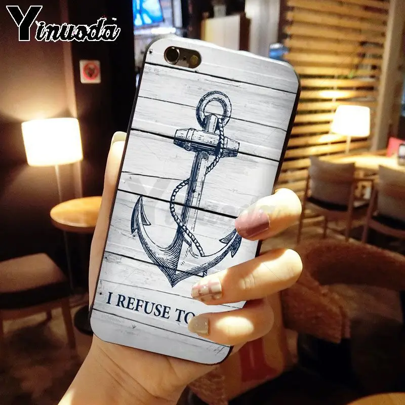Nautical Tattoo blue boat Anchor Art